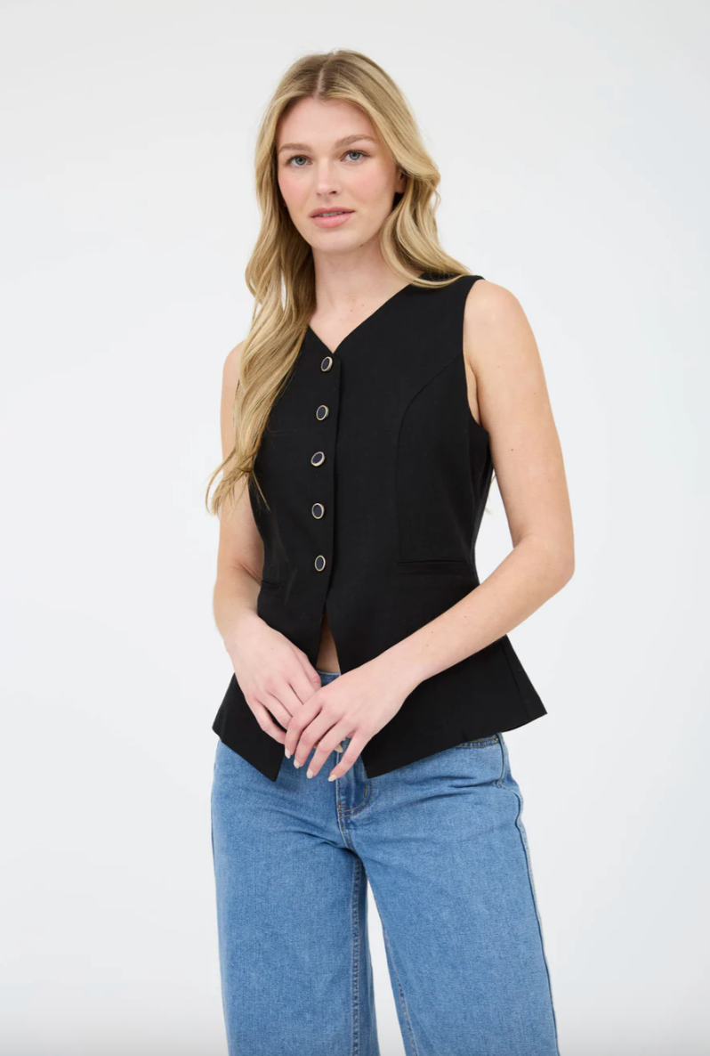 CHALECO LUZ NEGRO