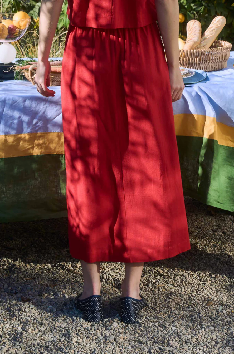 FALDA ARA ROJA