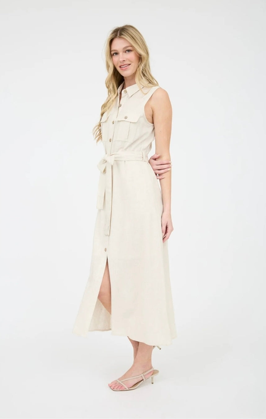 VESTIDO BASIA BEIGE