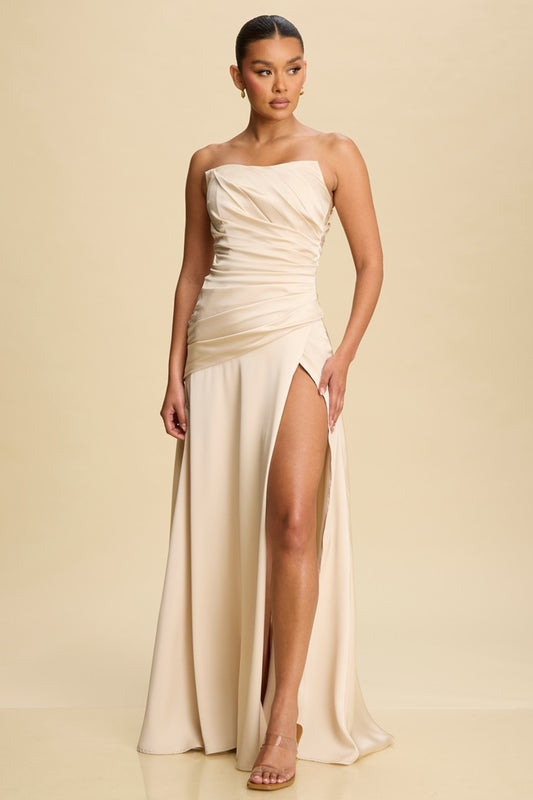 VESTIDO ALIYAH BEIGE
