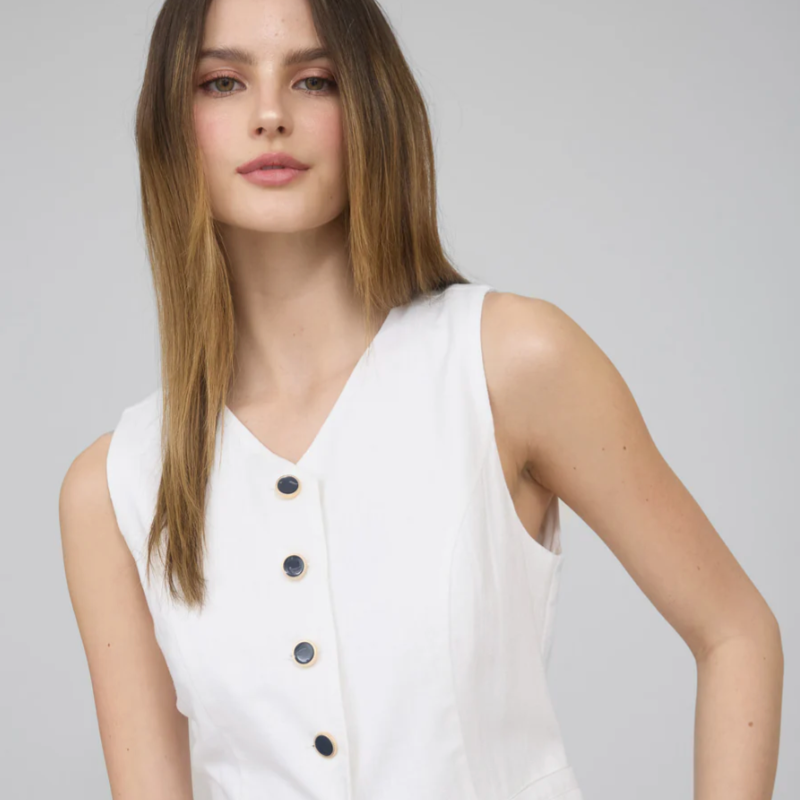CHALECO LUZ BLANCO