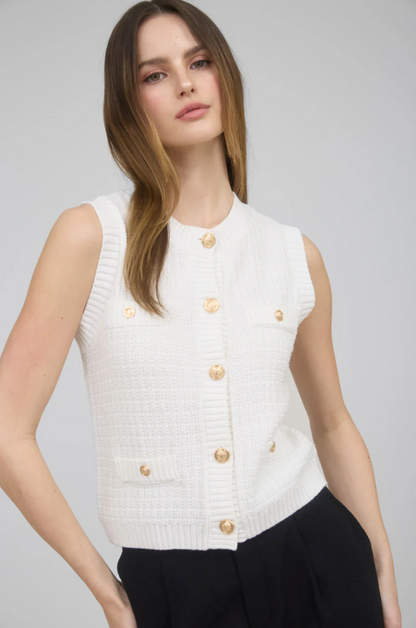 CHALECO NANA BLANCA