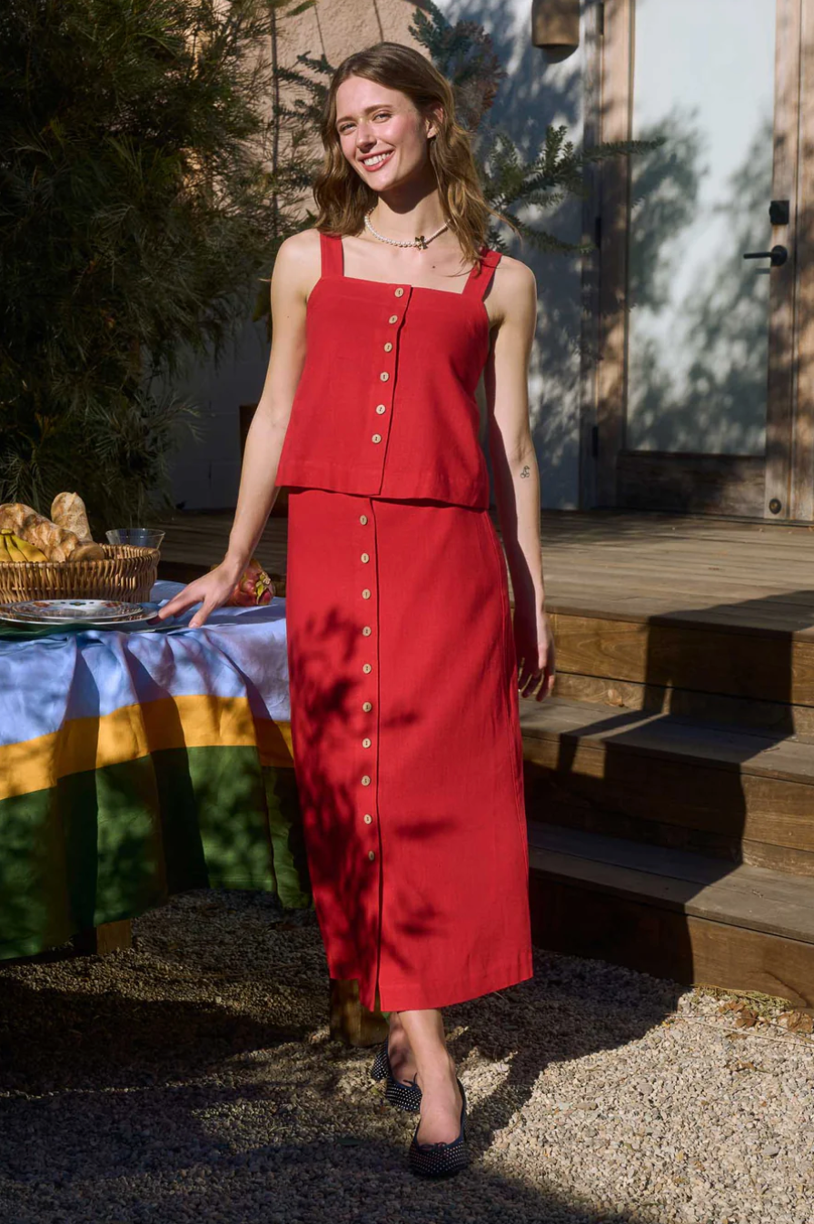 BLUSA ARA ROJA