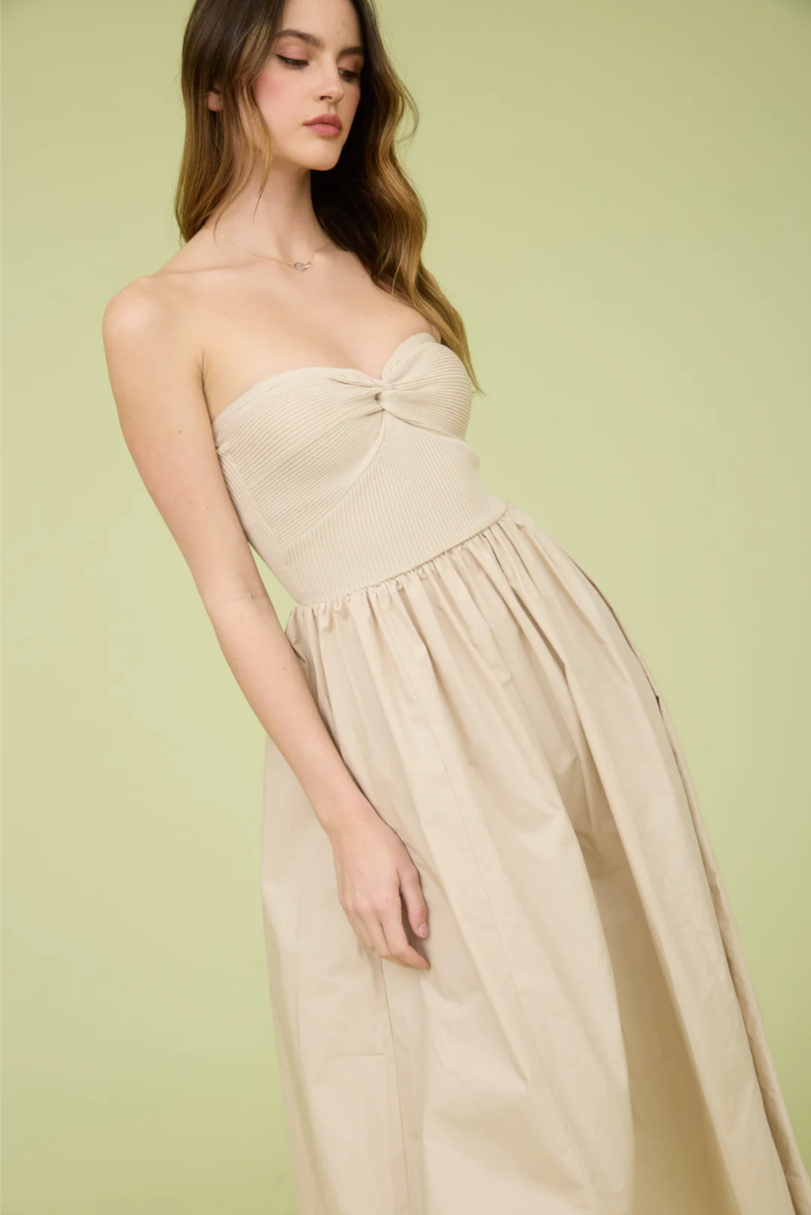 VESTIDO ALICE BIEGE