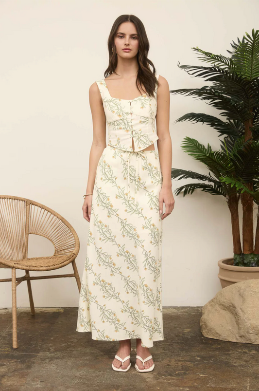 FALDA CARO BEIGE