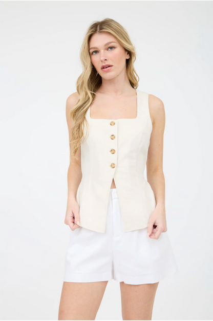 BLUSA LEONI BEIGE