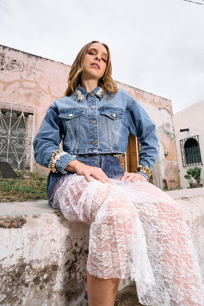 CHAMARRA MARÍA DENIM