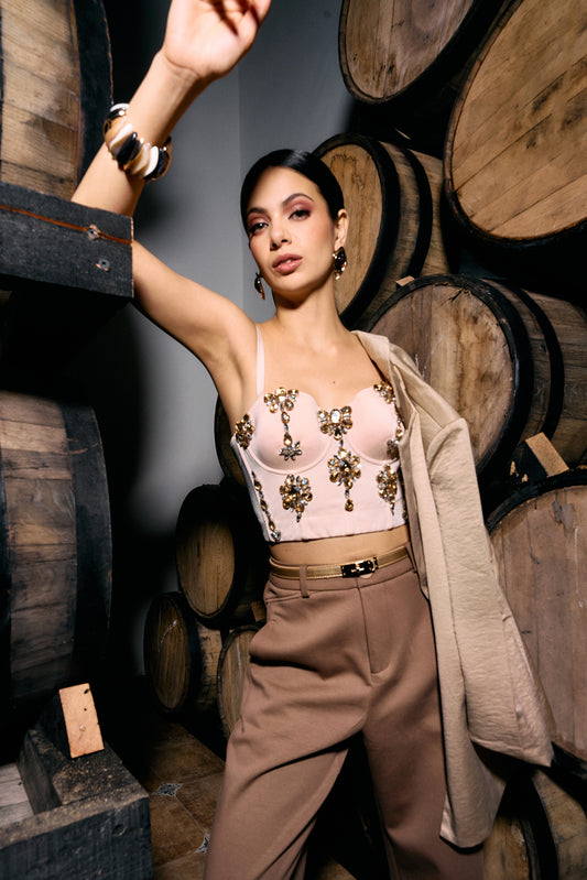 BLUSA FRIDA BEIGE