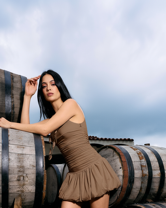 VESTIDO ANDREA MOCHA